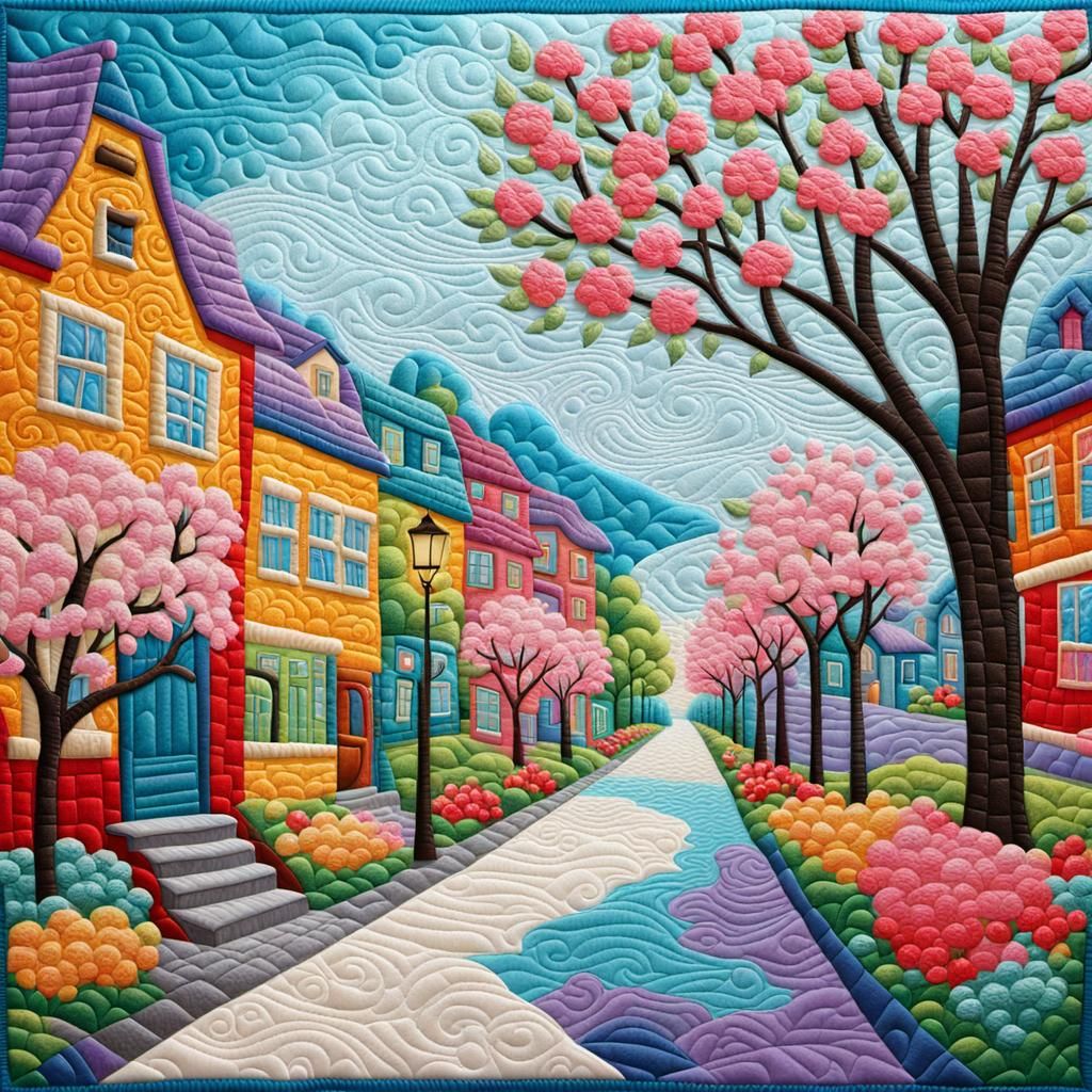 My Dream Street AI Generated Artwork NightCafe Creator