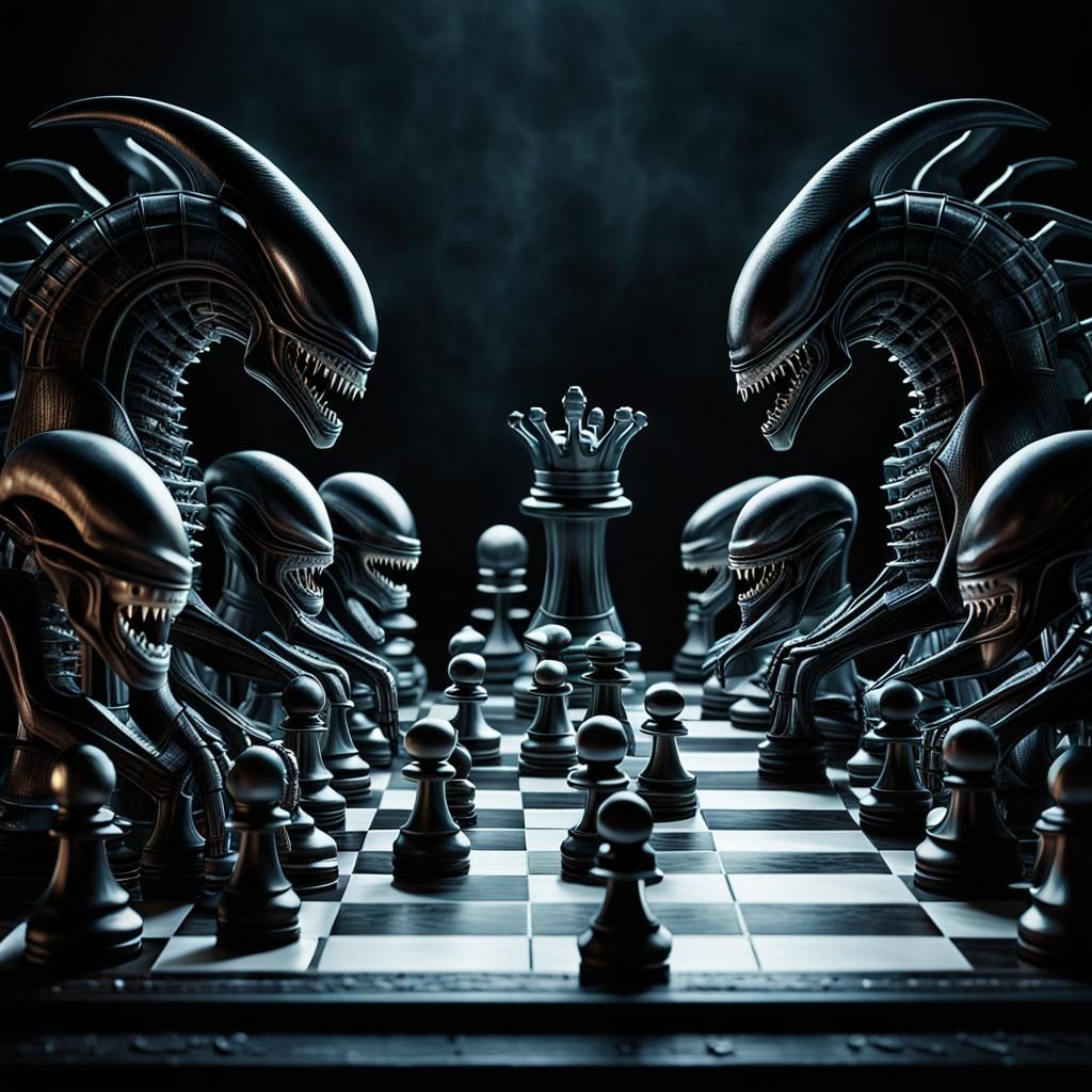 Xeno Chess  by @AuthorJohnW