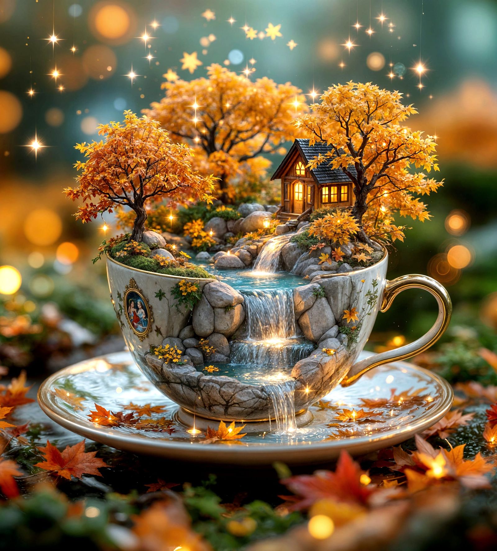 Majestic Autumnal Scene^^🍂☕  by @Lina Poe