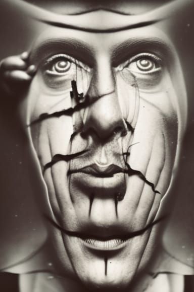 Surreal Stop-Motion Dreamscape in Post-Production Style