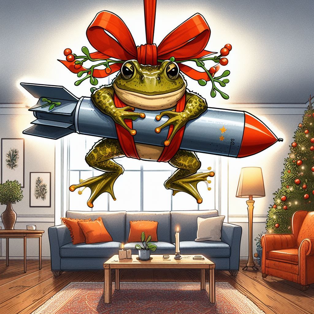 What if we kissed under the missile toad