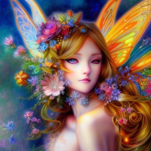 Cobweb Fairy #2 - AI Generated Artwork - NightCafe Creator