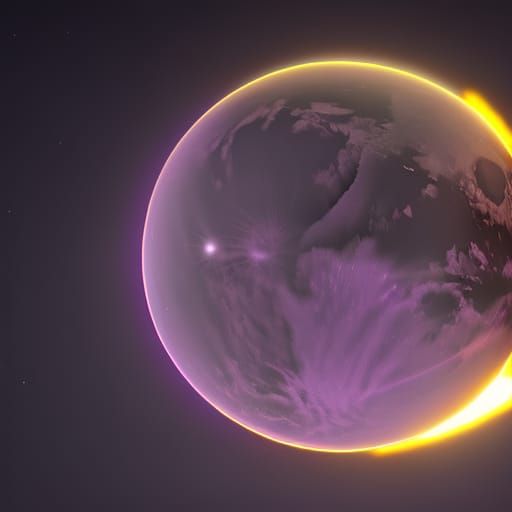 That's one weird moon...