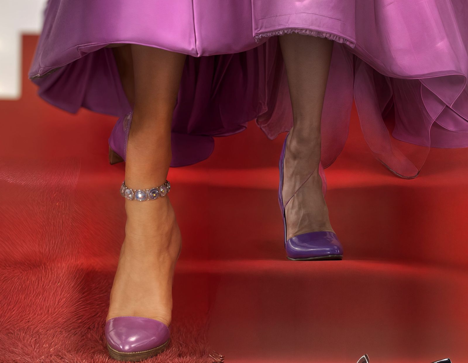 Diane Foxington's Pink Heels