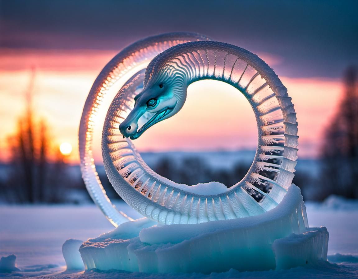 Ice Serpent  by @PepatheCoach