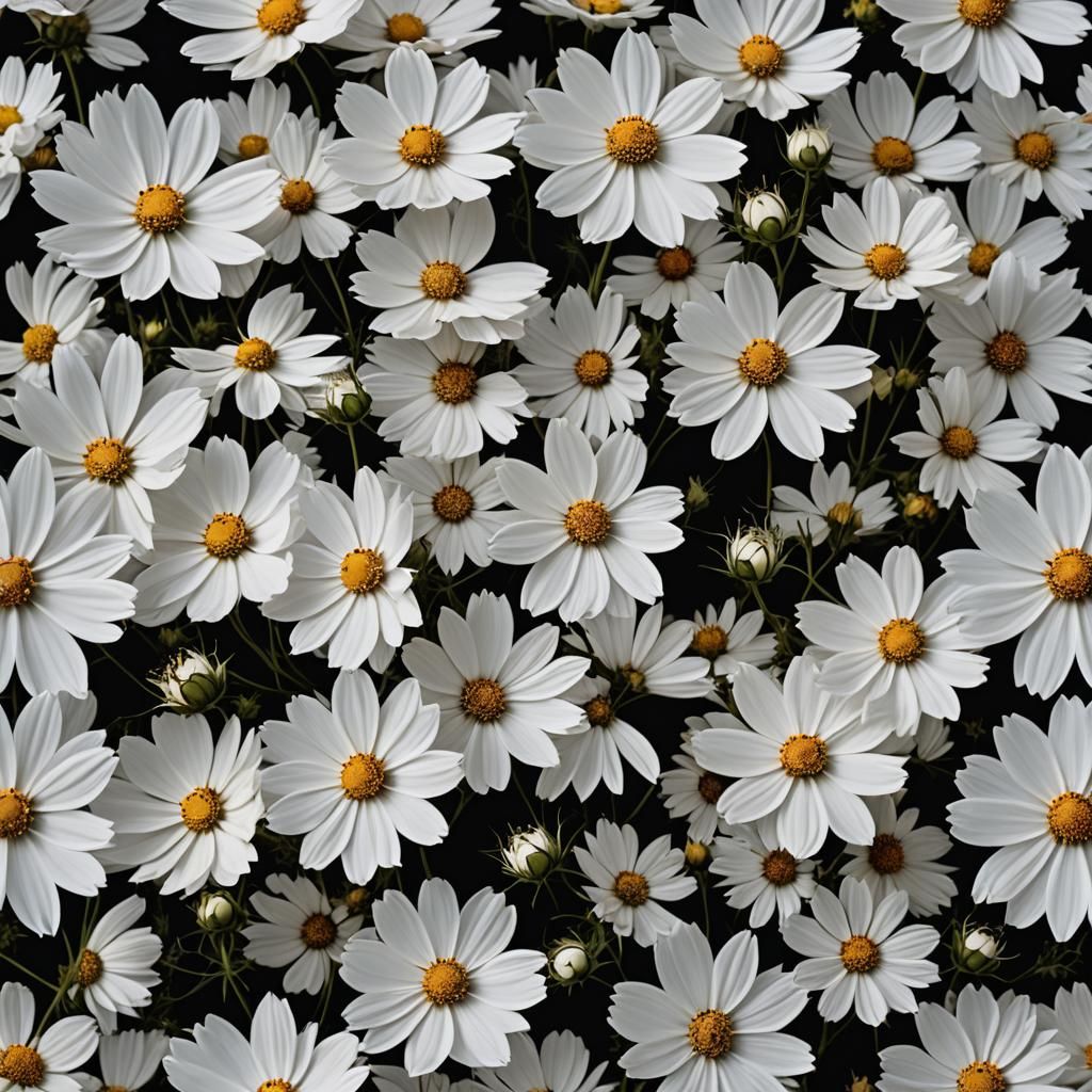 white cosmos