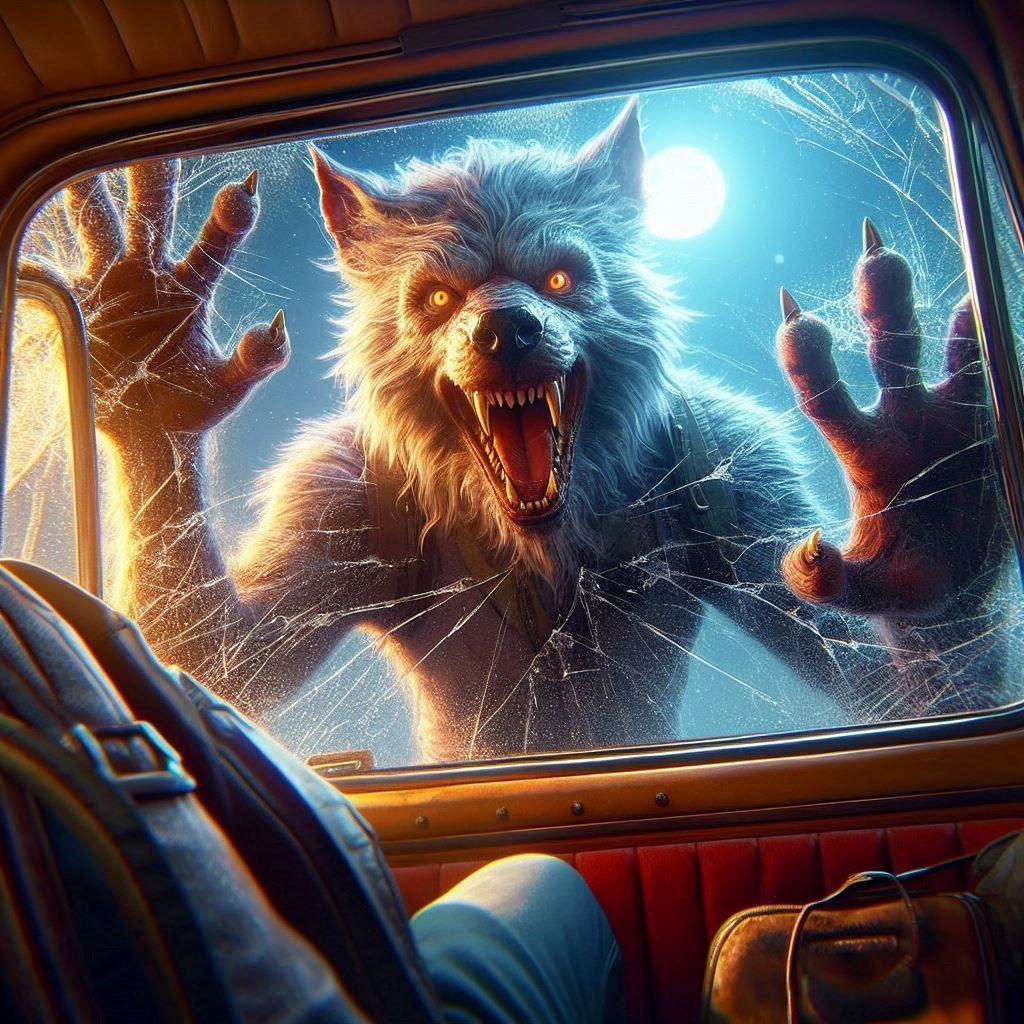 That night I went camping....