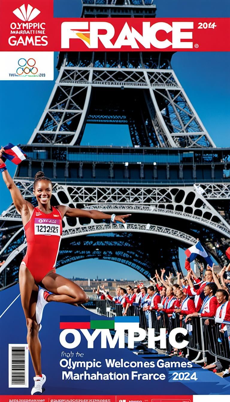 Magazine cover, Olympic Games 2024