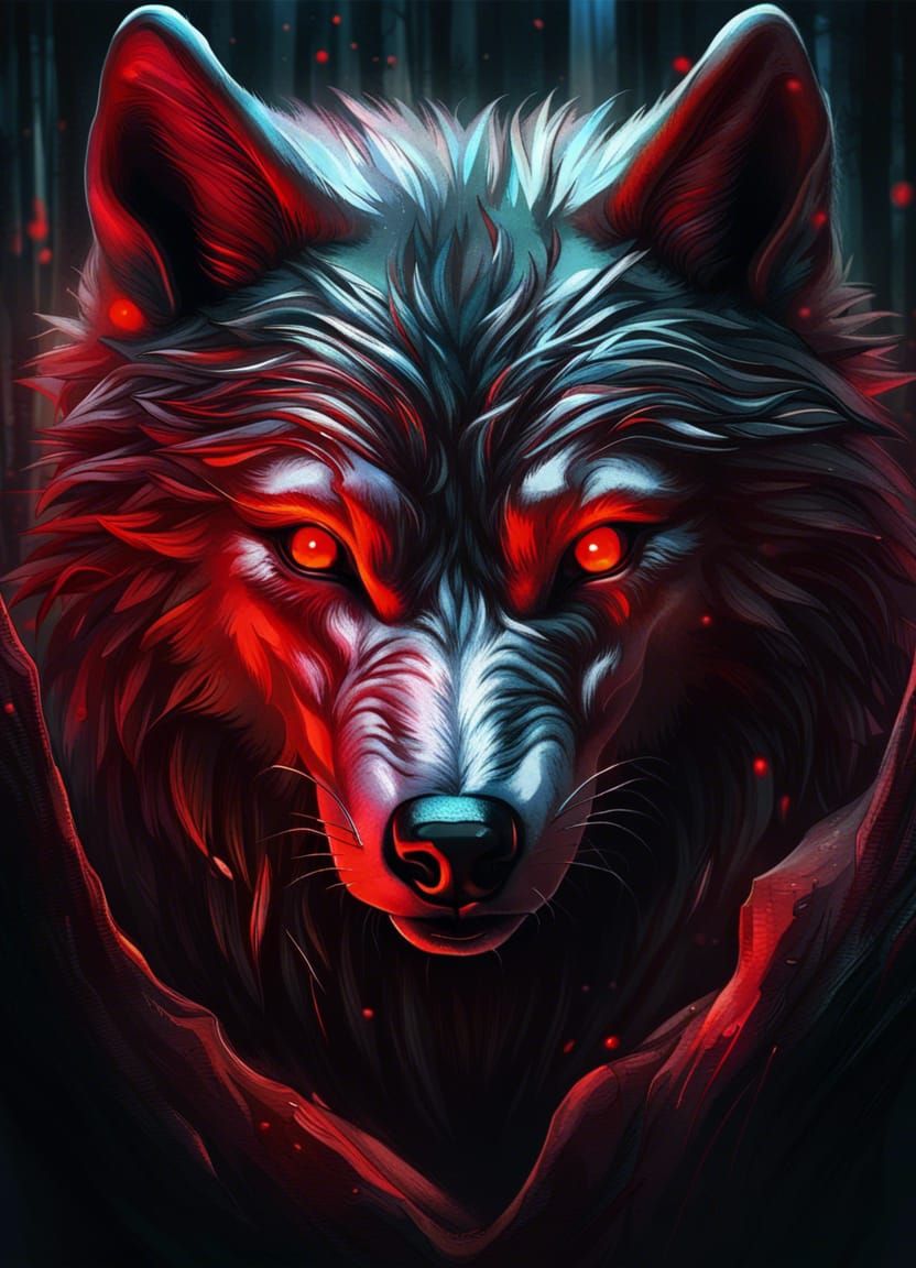 The Bad Wolf - Ai Generated Artwork - Nightcafe Creator