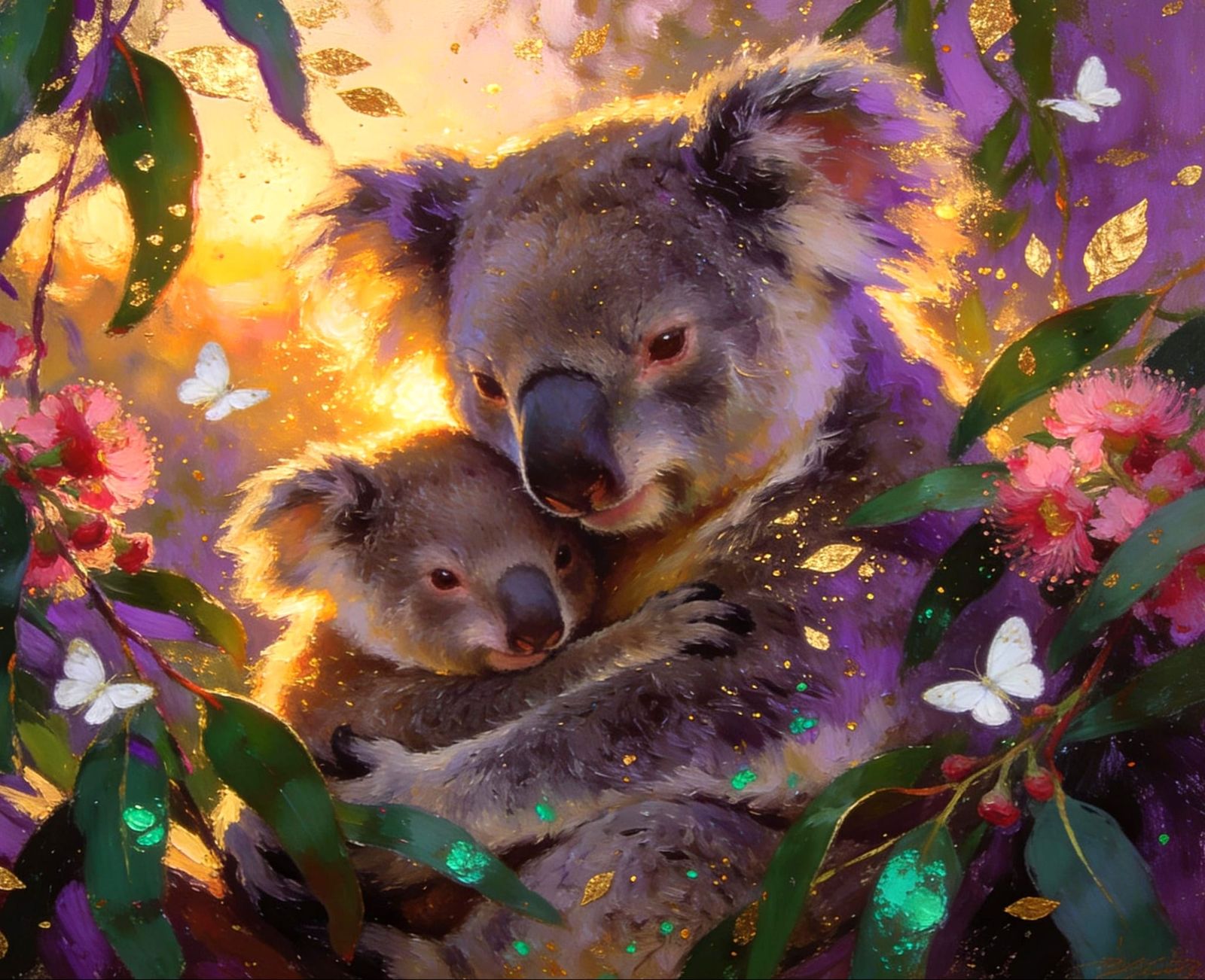 Koala Sunrise  by @Joanna7