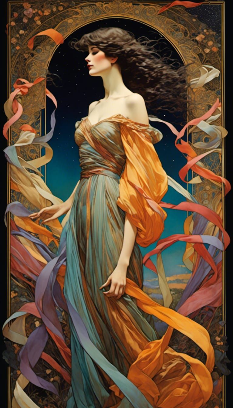 Sleep Walking Fey Woman - AI Generated Artwork - NightCafe Creator