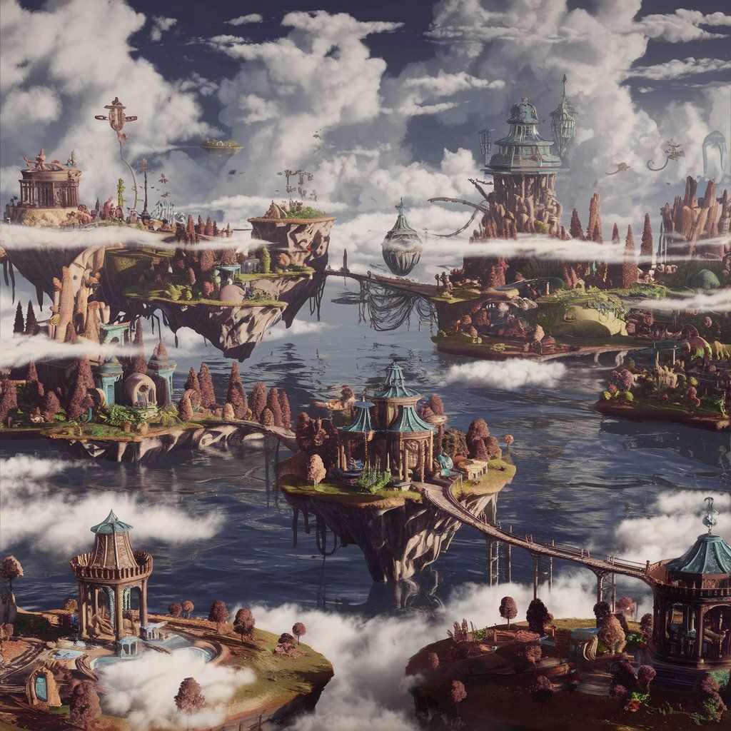 Floating islands of the Place West