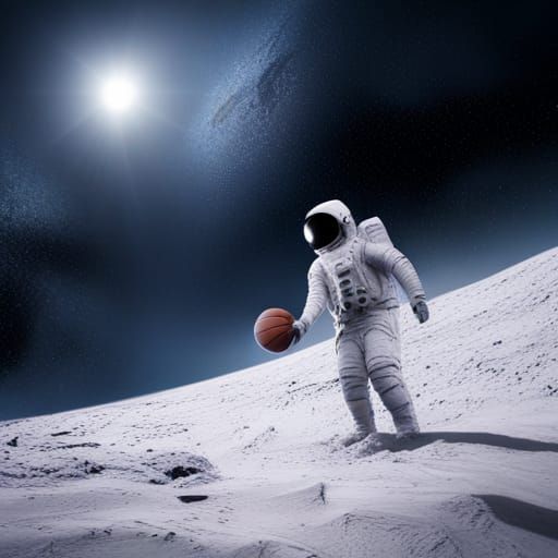 Moon basketball