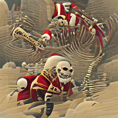Skeleton Santa