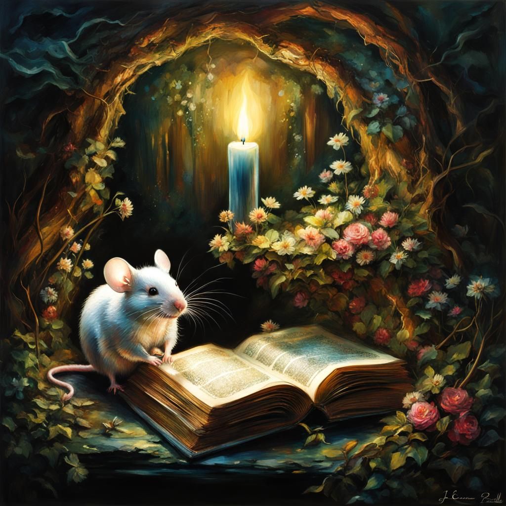 Maybe there was a creature reading after all.  by @BethM-L