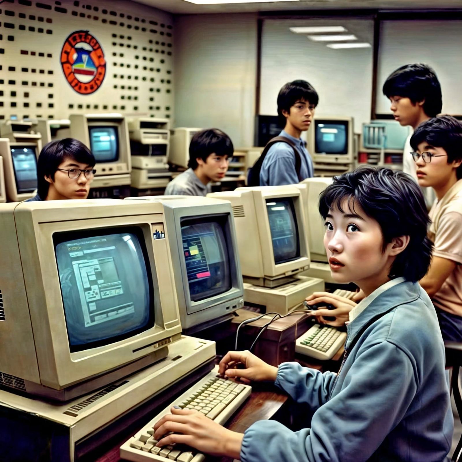 "1980s : Era of Personal Computers!" 🖥️  by @ZORAN