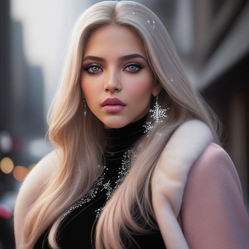 Gorgeous blonde woman