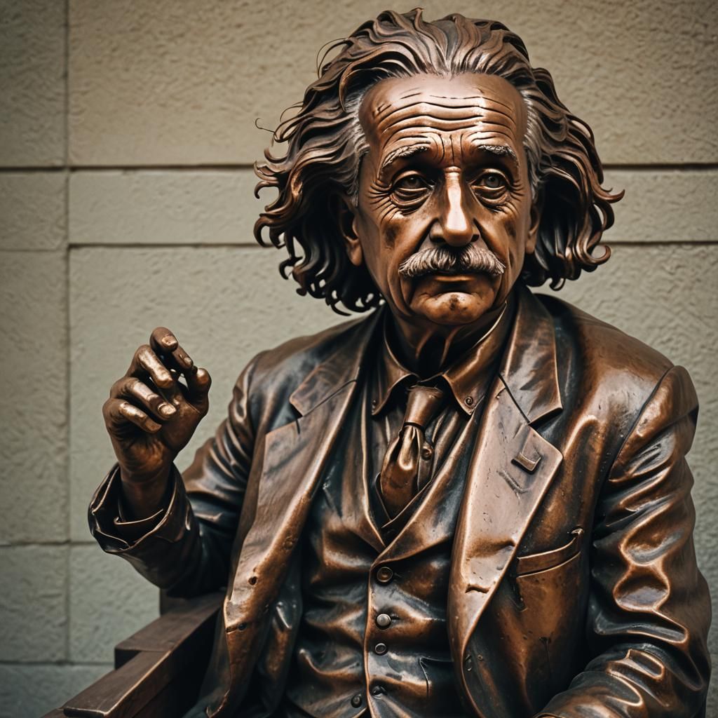 Statue of Albert Einstein