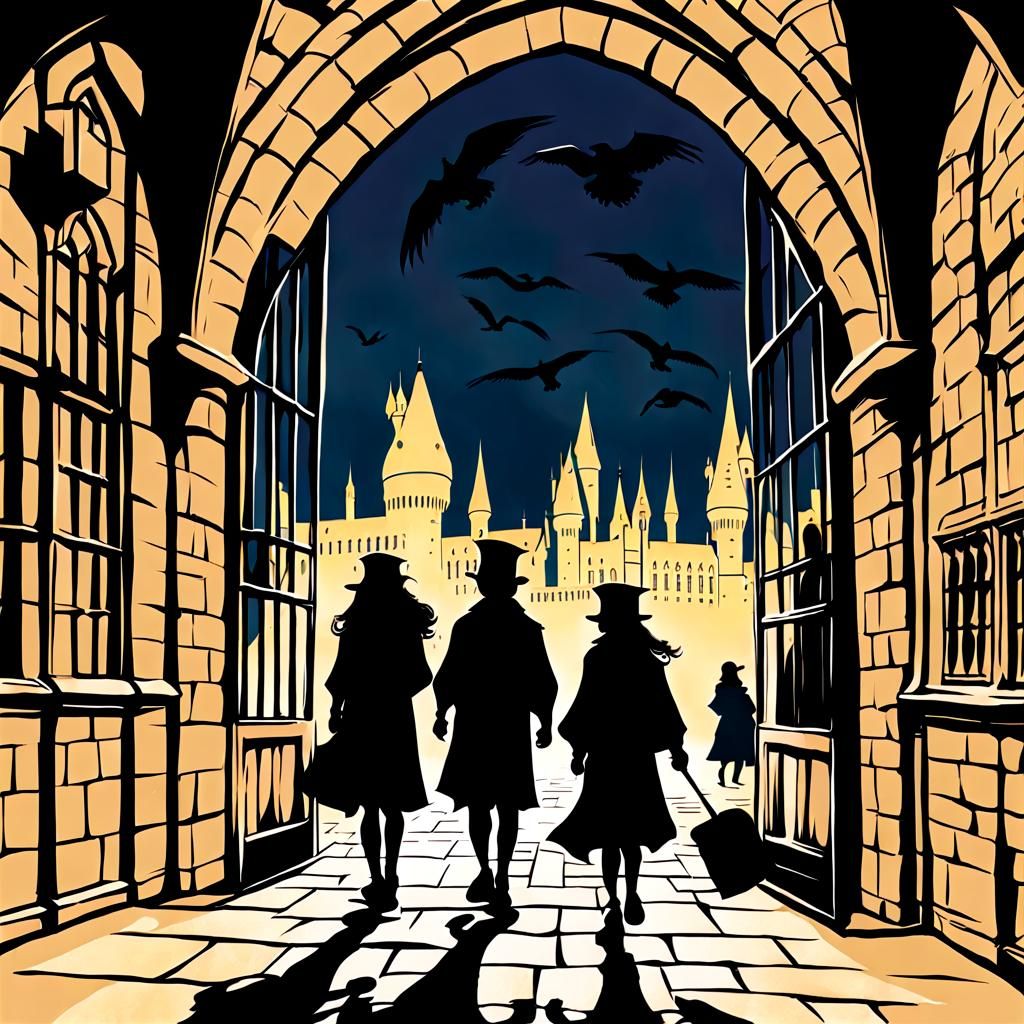 Shadows and Silhouettes at Hogwarts
