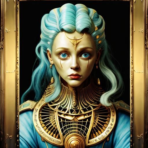 Woman, Weird, Eerie, Beautiful, Delightful, Perfect, Hologra...