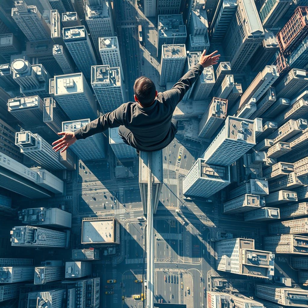 I Hate Heights!  by @Frederick