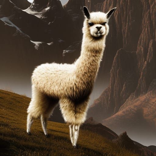 Fluffy Llama