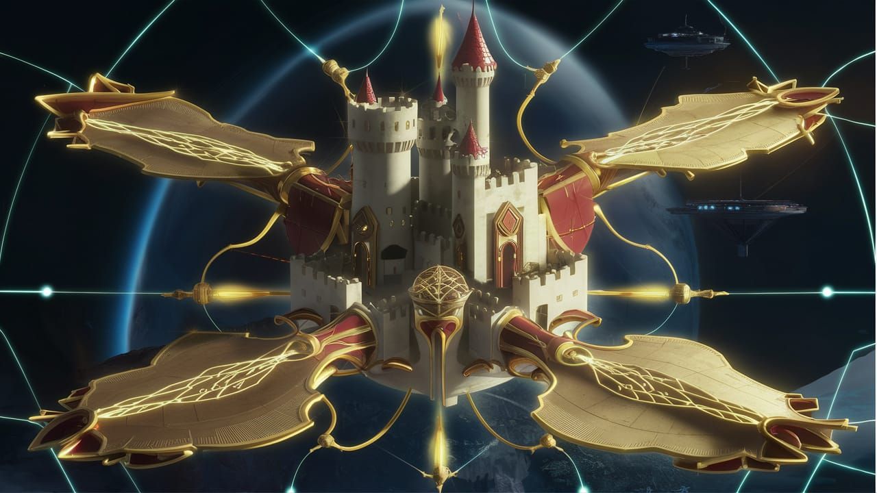 Fractal Castle Starship