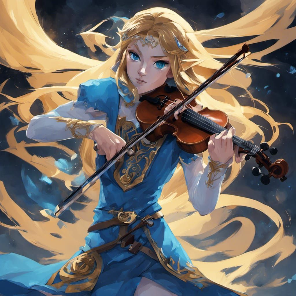 Zelda Violin AI Generated Artwork NightCafe Creator
