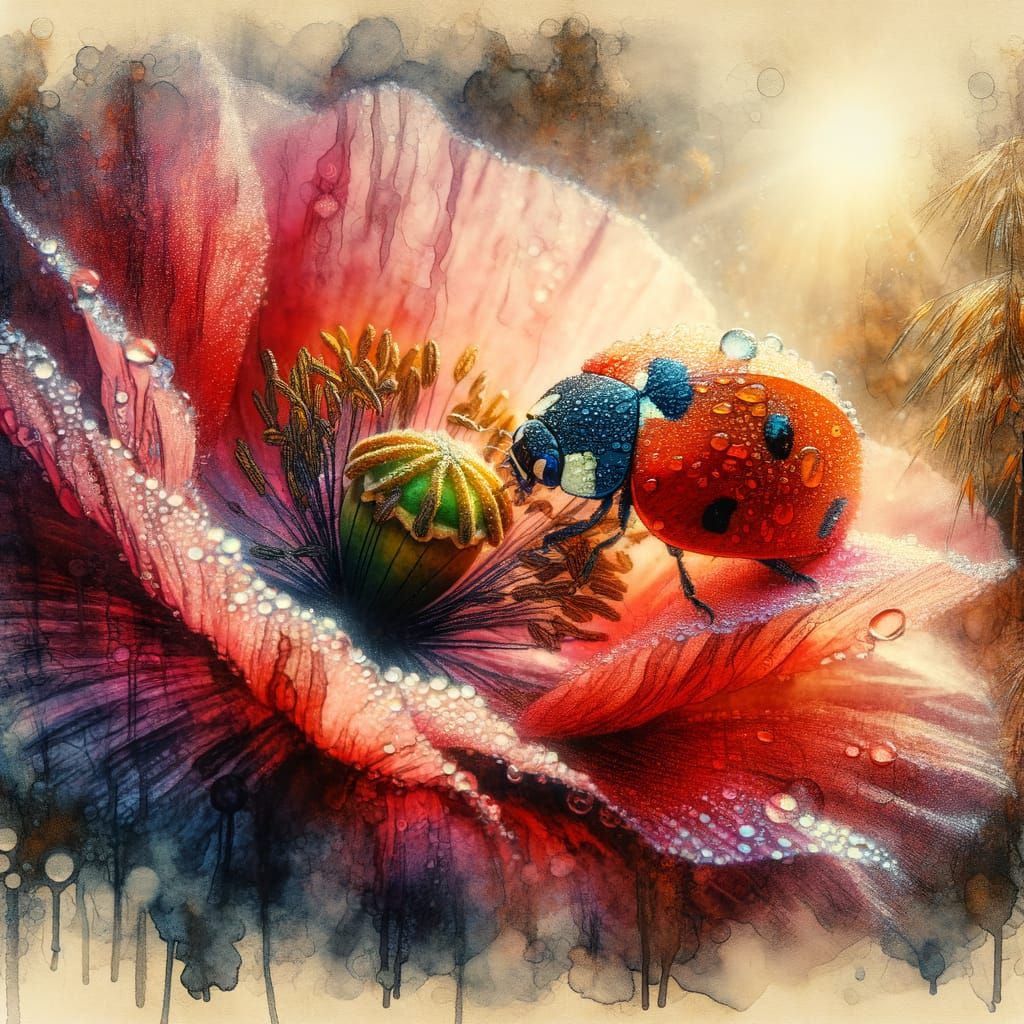 Poppy Rain 03 (4likes)  by @Diane W