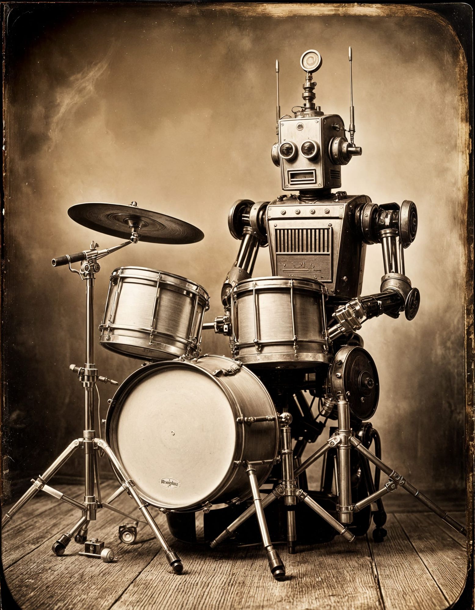 Zoom out to see the full drum set  - Start Image 2