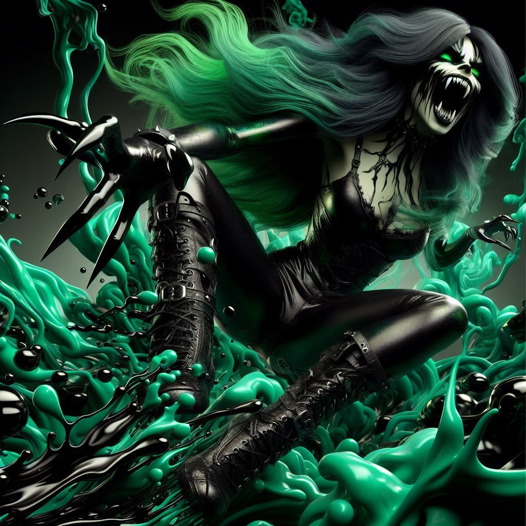 Crazy demon or Kiss fan??