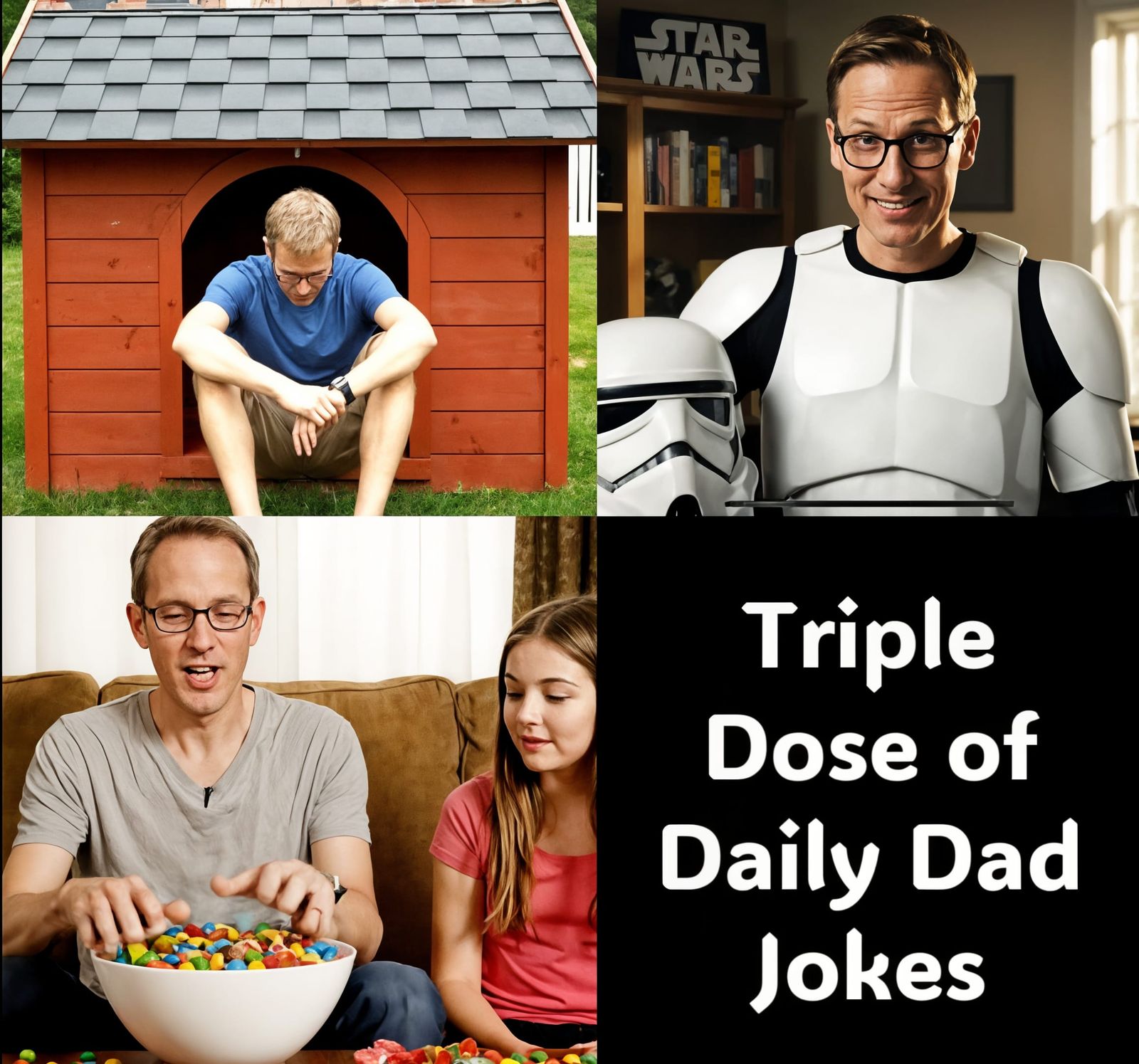 Triple Dose of Daily Dad Jokes