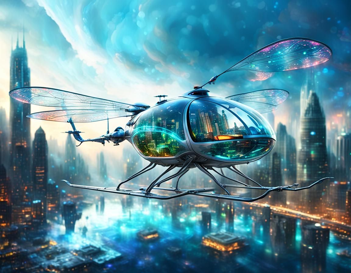 Flying Dragonfly