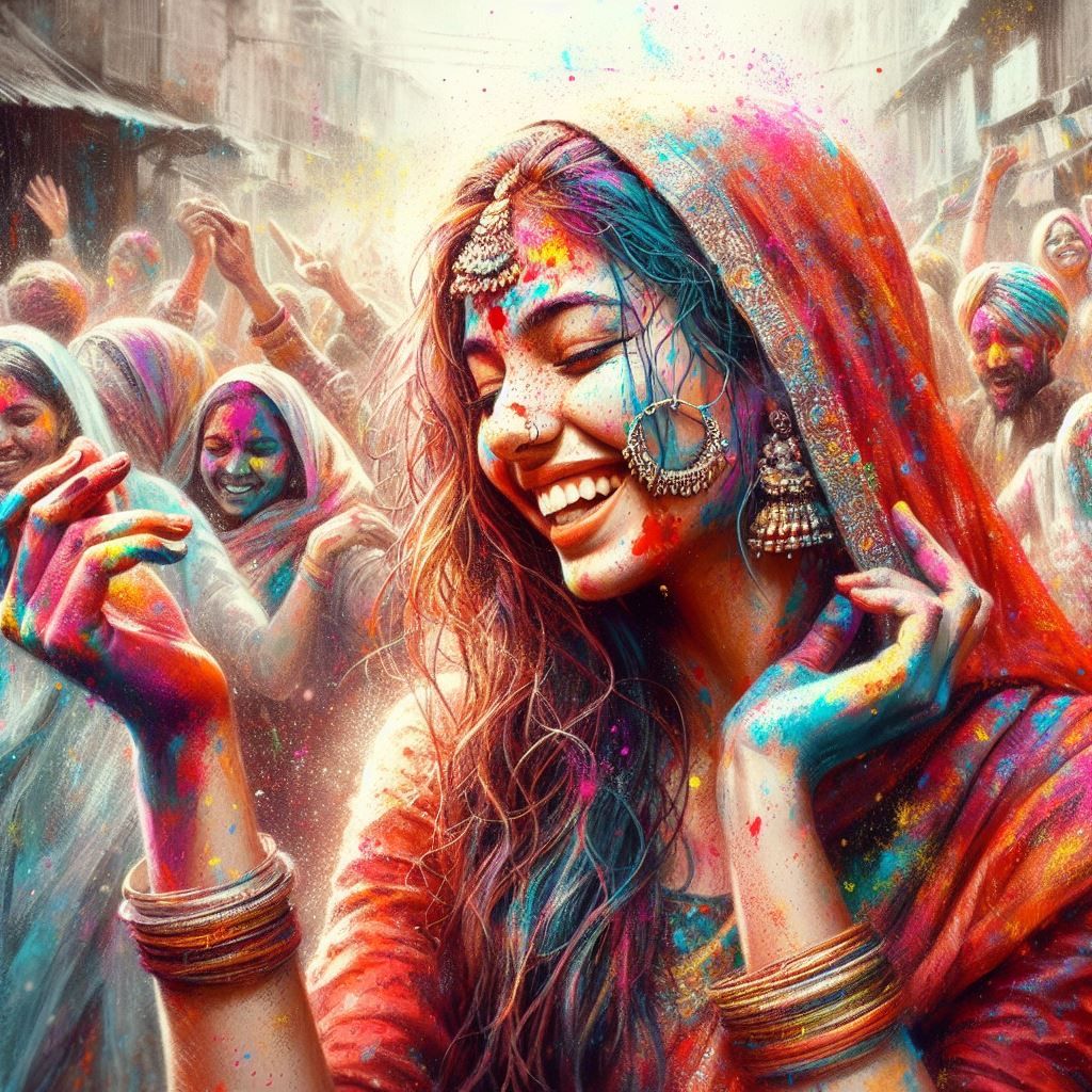 Holi Time of Joy AI Generated Artwork NightCafe Creator