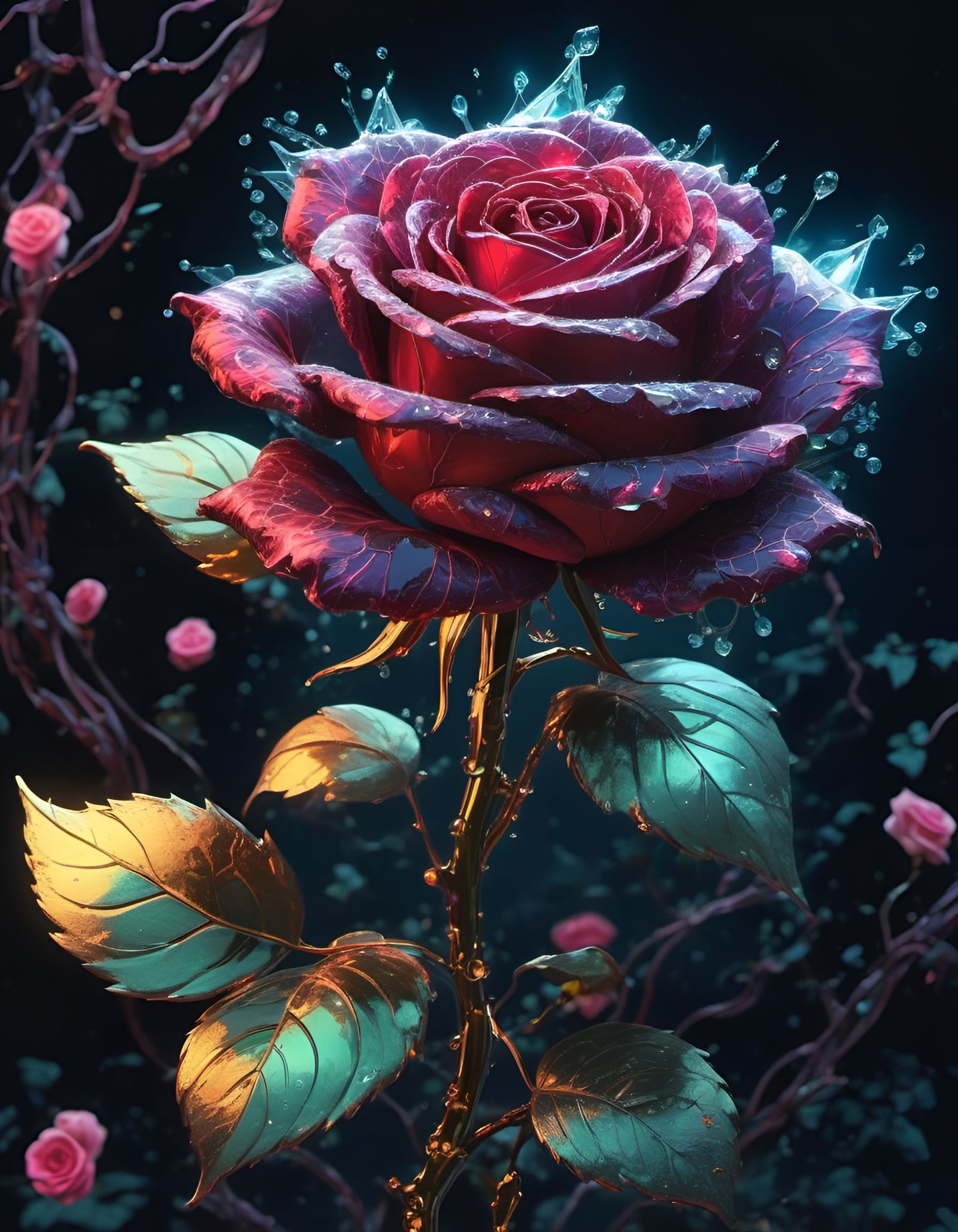 The rose that gives  by @Hinty