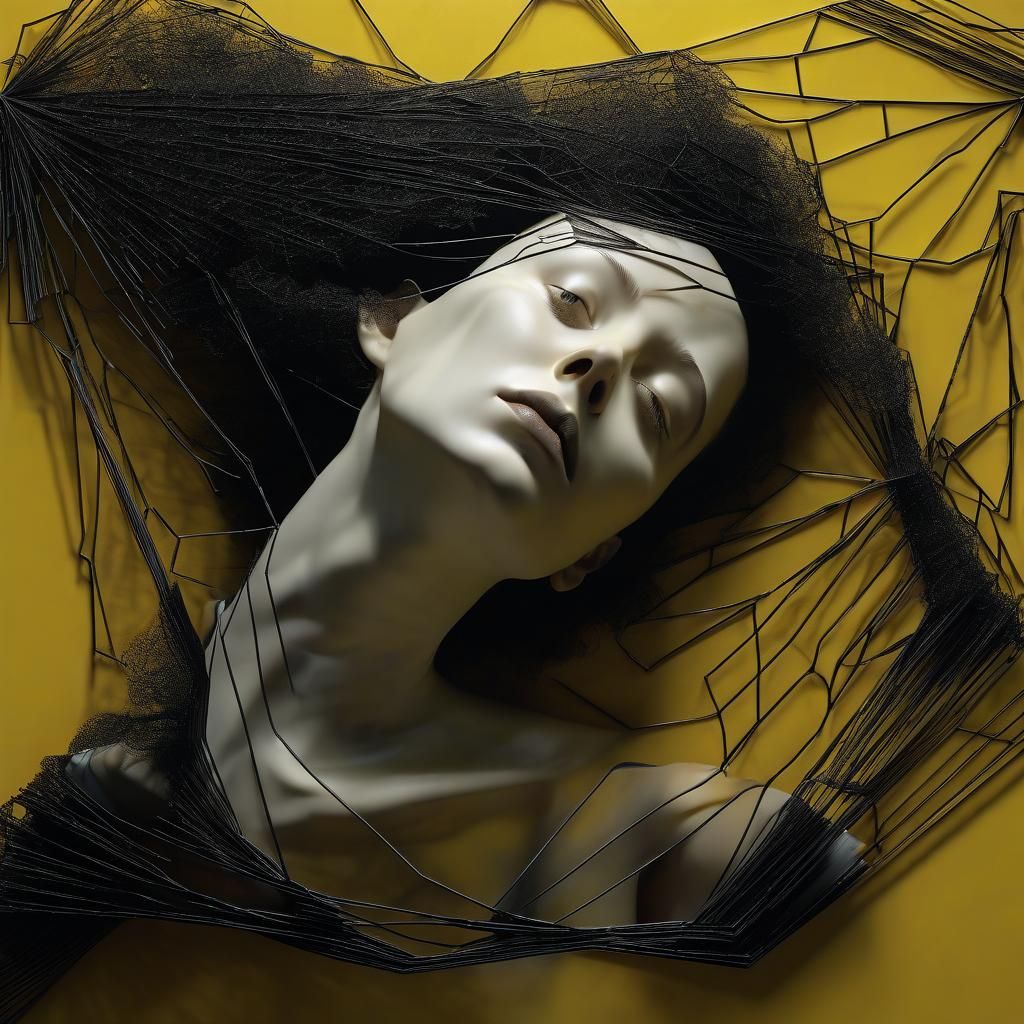 Portrait of utter despair.