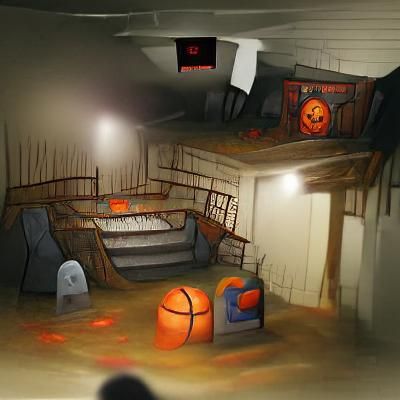Haunted Basement concept art