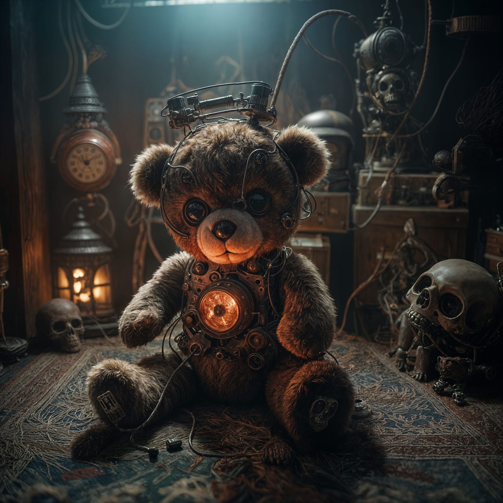 Creepy teddy