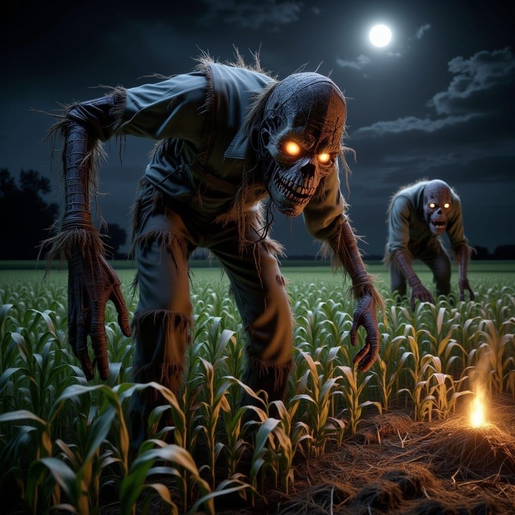 <lora:farm horror:1.0> demon at night in the style of farm horror