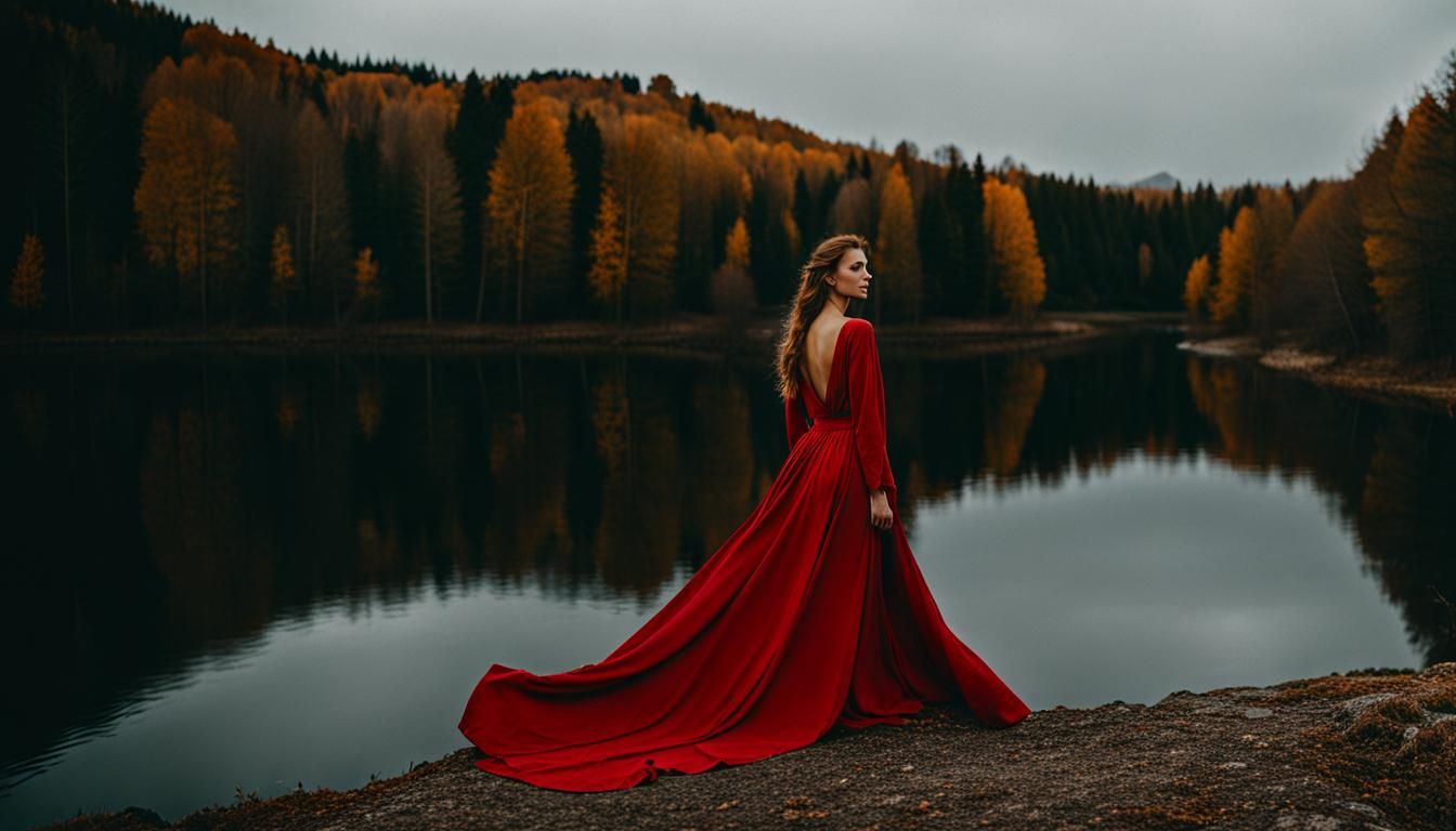 Red Dress  by @FREEQ-AI