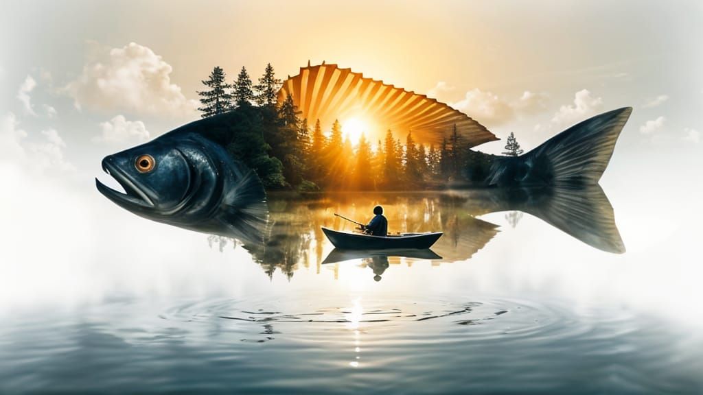 “Peace lives where the fishing lines fall.”  by @Jenim