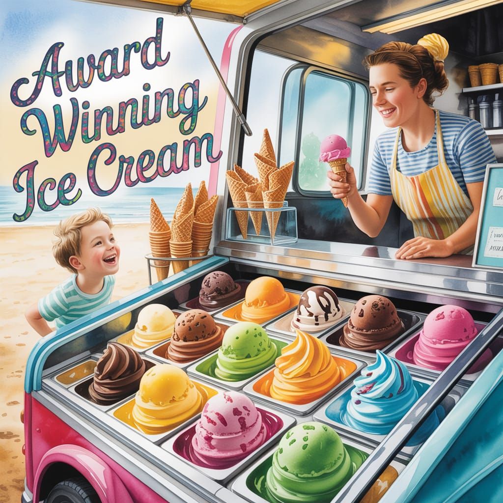 Award Winning Ice Cream – food truck #2  by @axelb