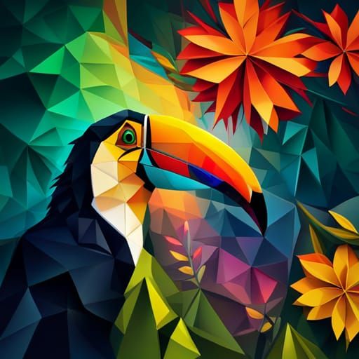 Tucano geometrico  by @Manchchango