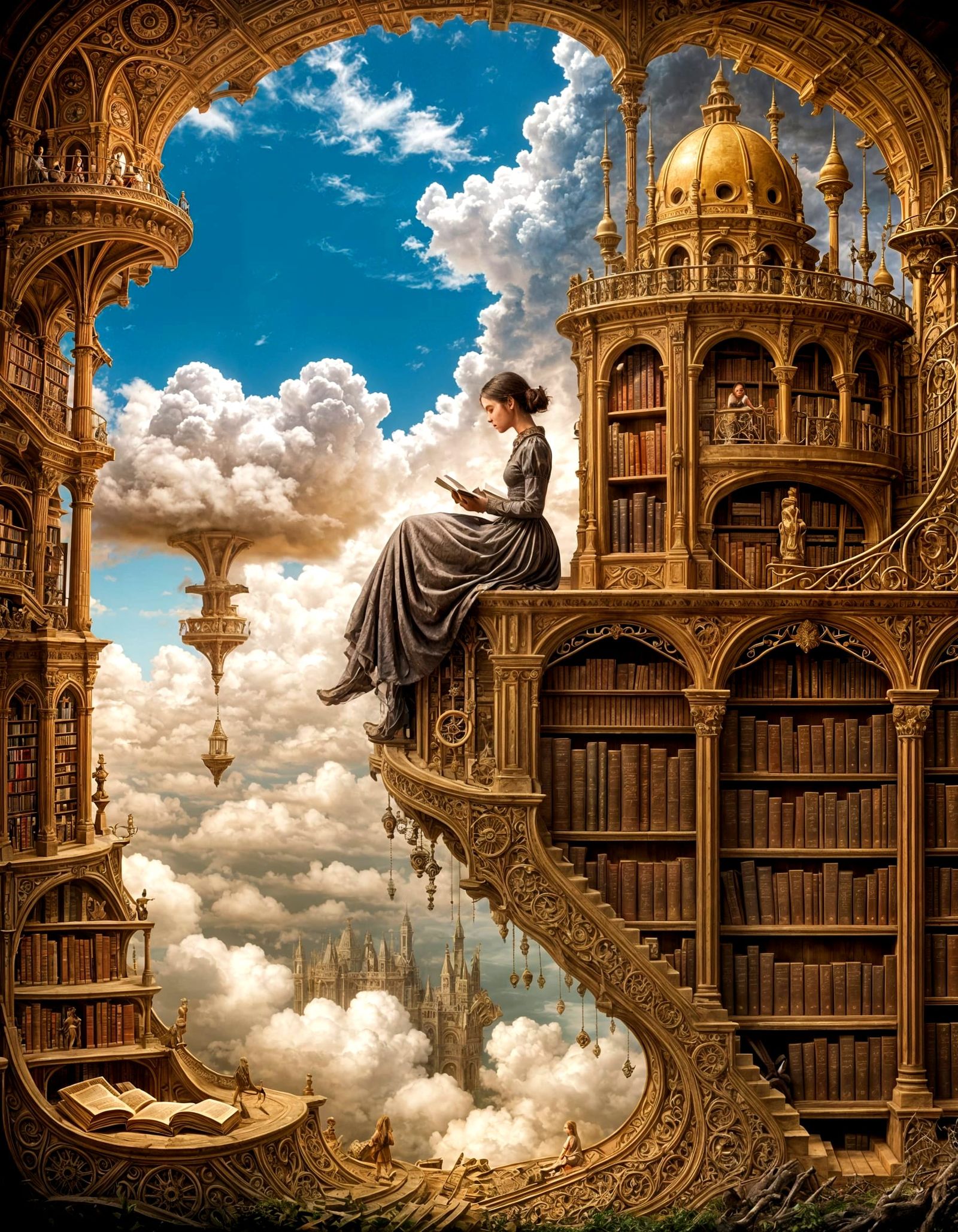 My Library! My Sanctuary!  by @Nikko P