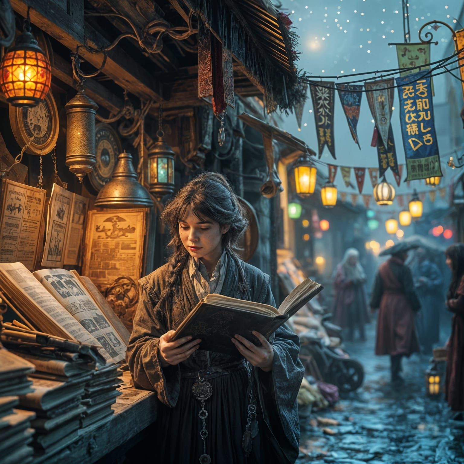 Winterhome Night Market  by @Gandalf the Green