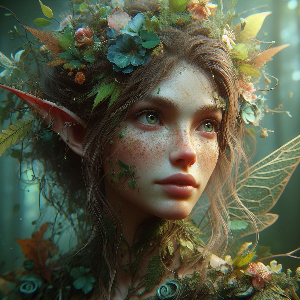 A forest fairy