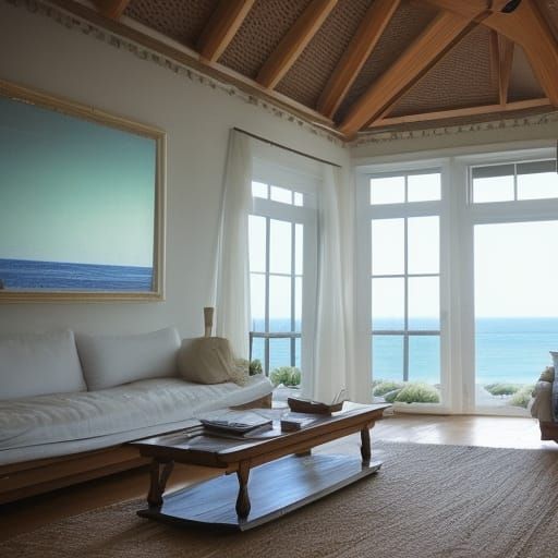 beach house, ethereal fantasy hyperdetailed - AI Generated Artwork ...