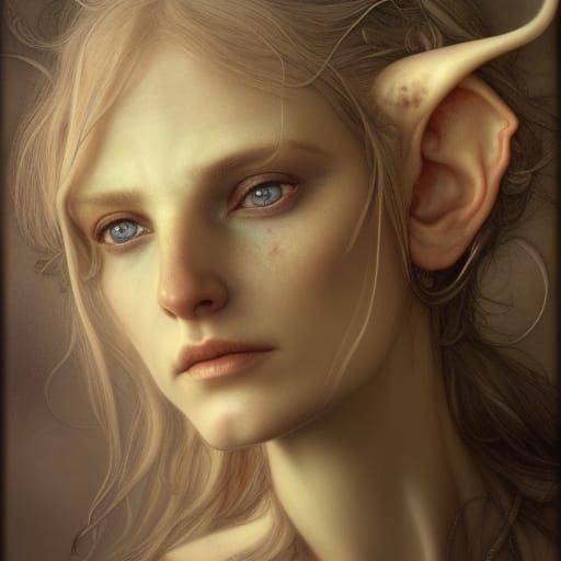 Elf  by @Konkylie