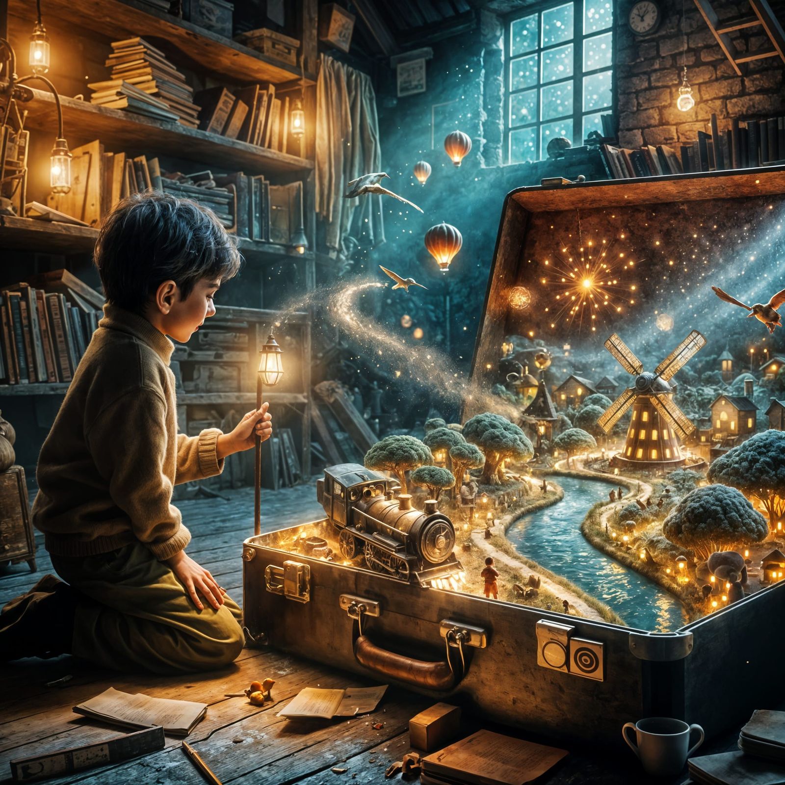 Miniature world  by @TheArtizt