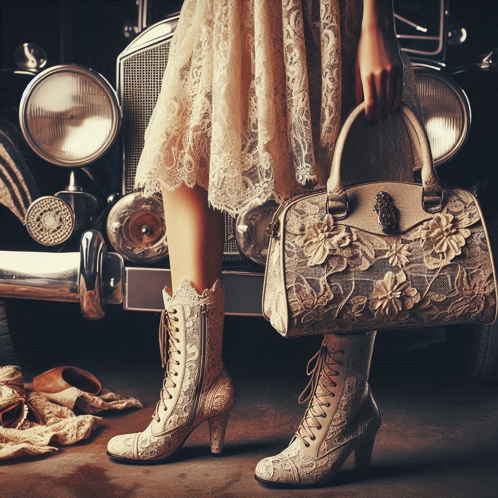 Vintage lace fashion